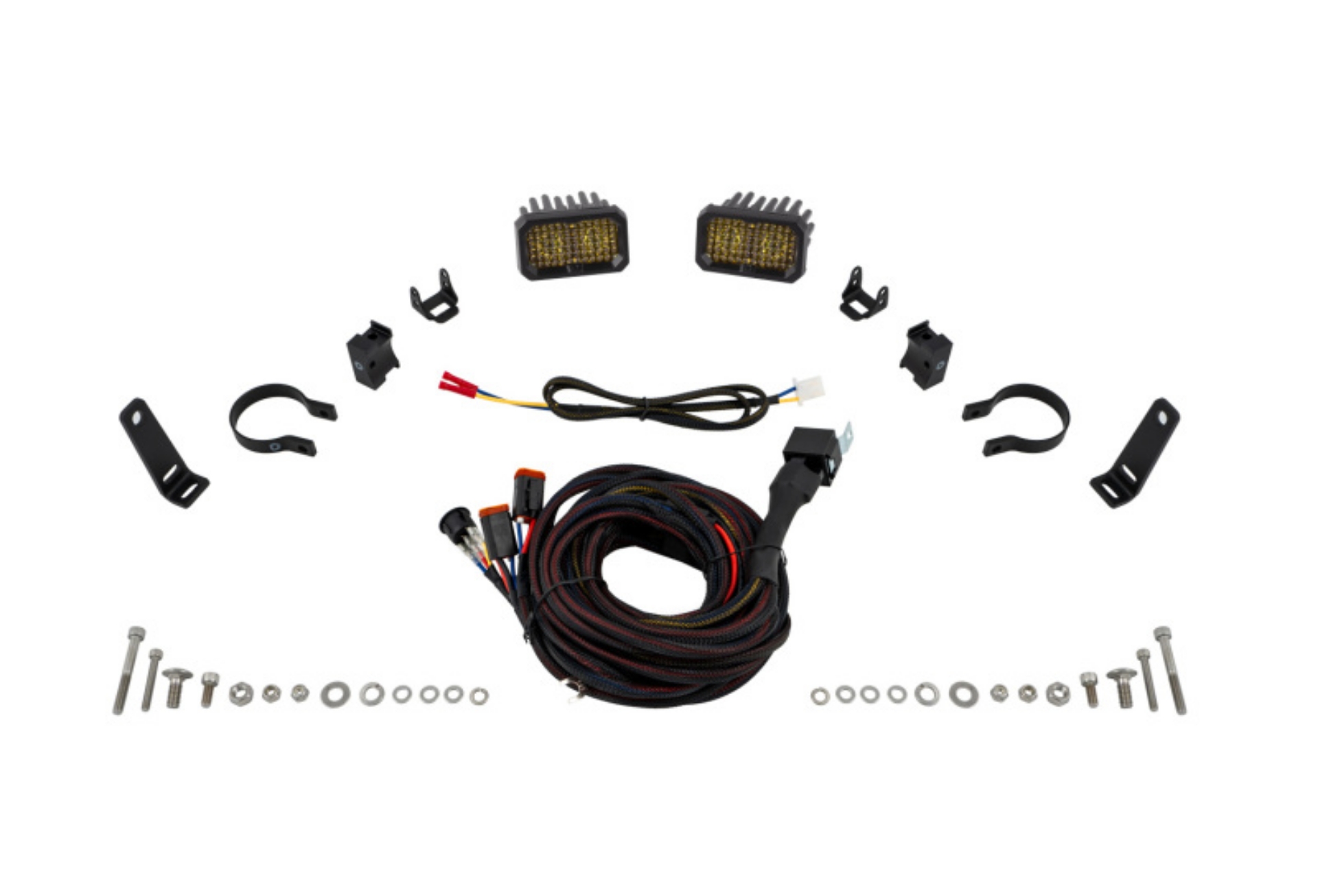 Picture of Diode Dynamics Stage Series 2 In Roll Bar Chase Light Kit SSC2 Sport - Yellow Pair