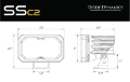 Picture of Diode Dynamics Stage Series 2 In Roll Bar Chase Light Kit SSC2 Sport - Yellow Pair