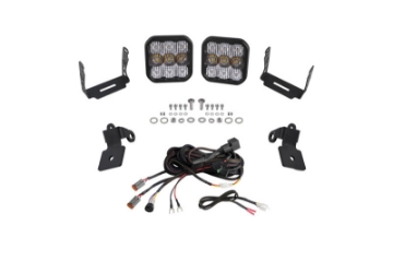 Picture of Diode Dynamics 20-Present Polaris RZR A-Pillar LED Pod Kit SS5 Pro - White Combo