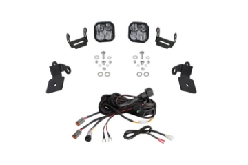 Picture of Diode Dynamics 20-Present Polaris RZR A-Pillar LED Pod Kit SS3 Pro - White Combo