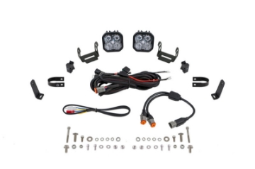 Picture of Diode Dynamics SS3 LED Bumper 1 1-4 In Roll Bar Kit Pro - White Combo Pair