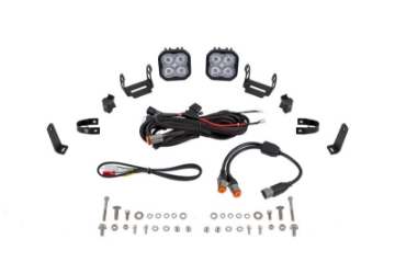 Picture of Diode Dynamics SS3 LED Bumper 1 In Roll Bar Kit Max - White SAE Fog Pair