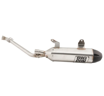 Picture of Big Gun 12-14 Kawasaki BRUTE FORCE 750 IRS EXO Stainless Slip On Exhaust