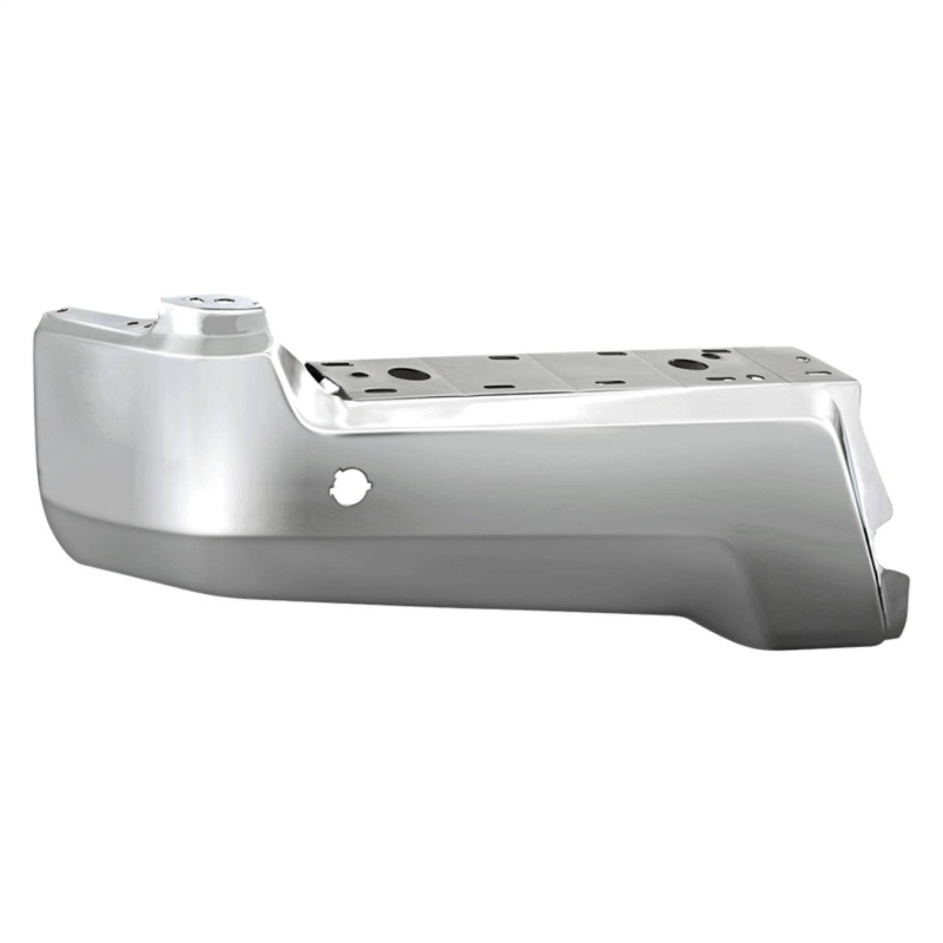 Picture of xTune 17-19 Ford F250- F350 Rear Left Bumper Cap End w- Sensor Hole - Chrome RB-FF25017-BEWS-L