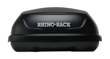 Picture of Rhino-Rack Masterfit 530L Cargo Roof Box w- 3 Load Securing Straps - Black