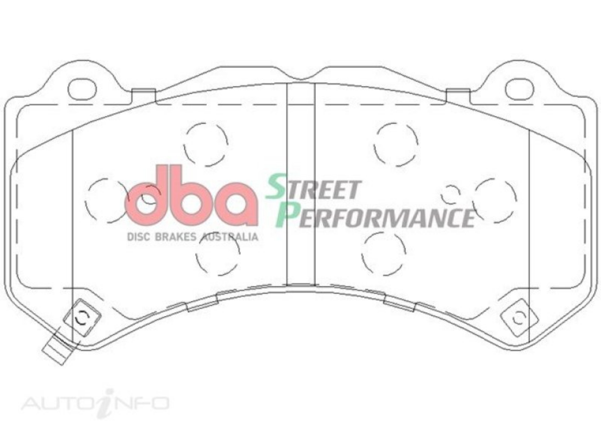 Picture of DBA 07-22 Nissan GT-R R35 Front Street Performance Brake Pad Kit