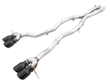 Picture of AWE Track Edition Catback Exhaust for BMW G8X M3-M4 - Diamond Black Tips