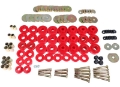 Picture of Energy Suspension 65-67 Chevrolet Biscayne-Bel Air-Caprice-Impala Body Mount Set w- Hardware - Red