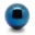 Picture of BLOX Racing V2 - 490 Limited Series Spherical Shift Knob 12X1-25 - Electric Blue