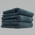 Picture of Chemical Guys Monster Edgeless Microfiber Towel - 16in x 16in - Black - 3 Pack
