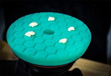 Picture of Chemical Guys Hex-Logic Quantum Heavy Polishing Pad - Green - 5-5in