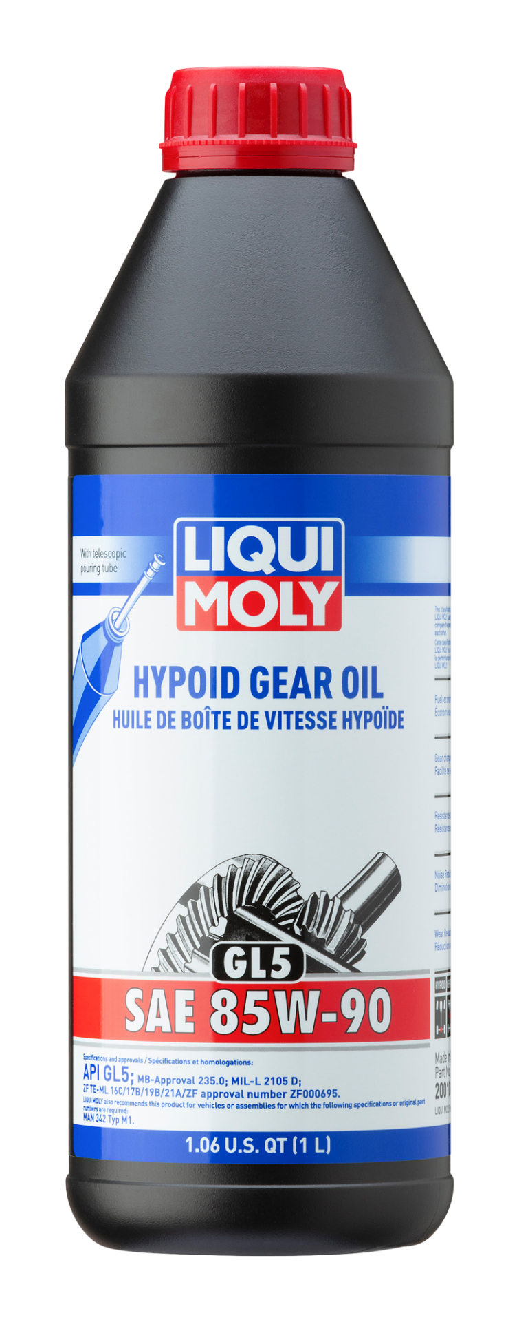 Picture of LIQUI MOLY 1L Hypoid Gear Oil GL5 SAE 85W90
