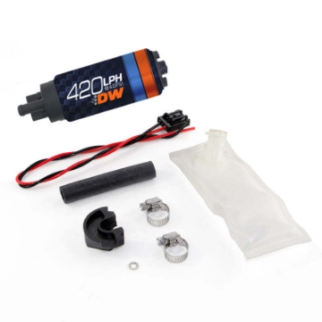 Picture of DeatschWerks DW420 Series 420lph In-Tank Fuel Pump w- Install Kit For 94-02 Nissan S14-S15