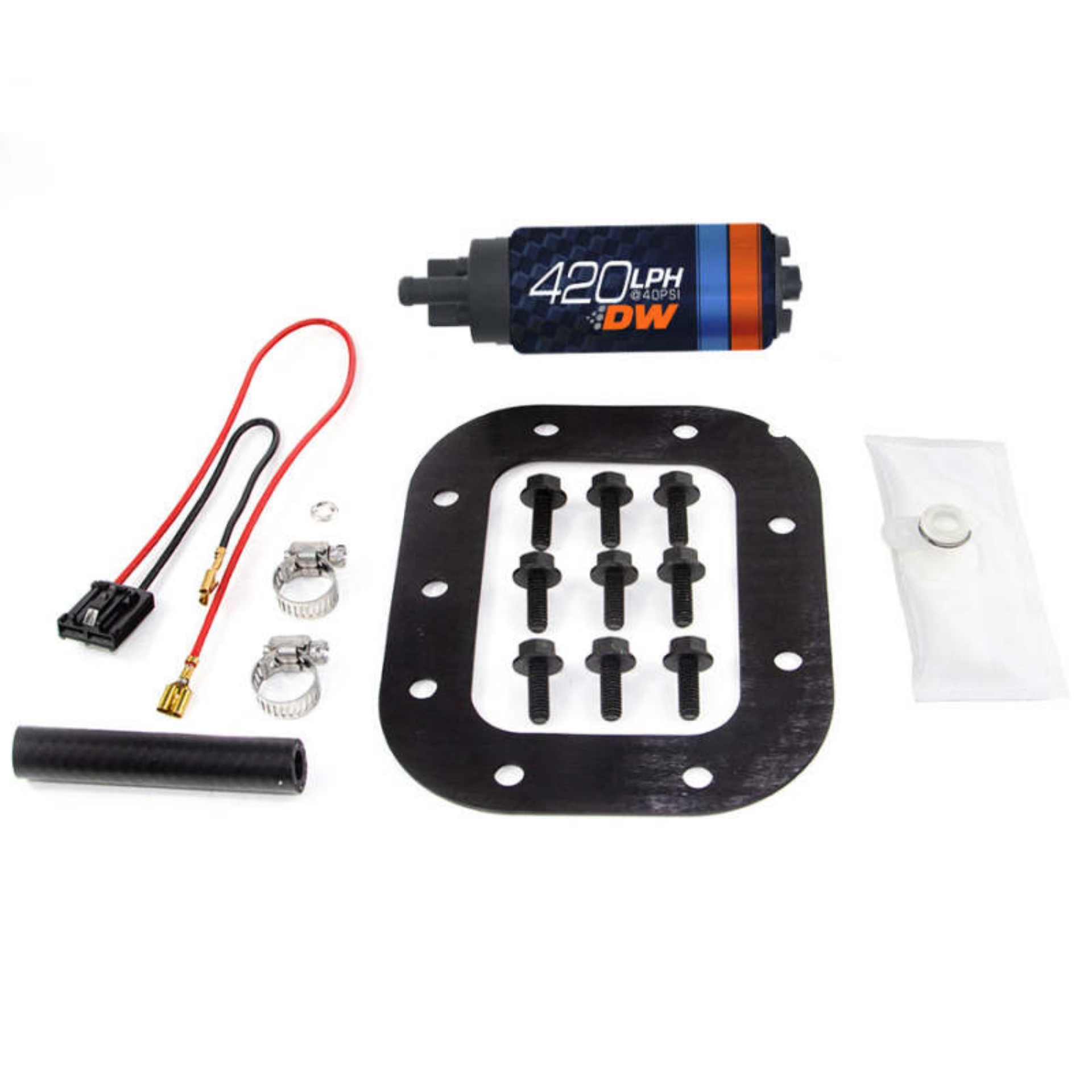 Picture of DeatschWerks DW420 Series 420lph In-Tank Fuel Pump w- Install Kit For Corvette 84-85 5-7L