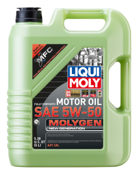 Picture of LIQUI MOLY 5L Molygen New Generation Motor Oil SAE 5W50