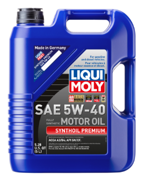 Picture of LIQUI MOLY 5L Synthoil Premium Motor Oil SAE 5W40