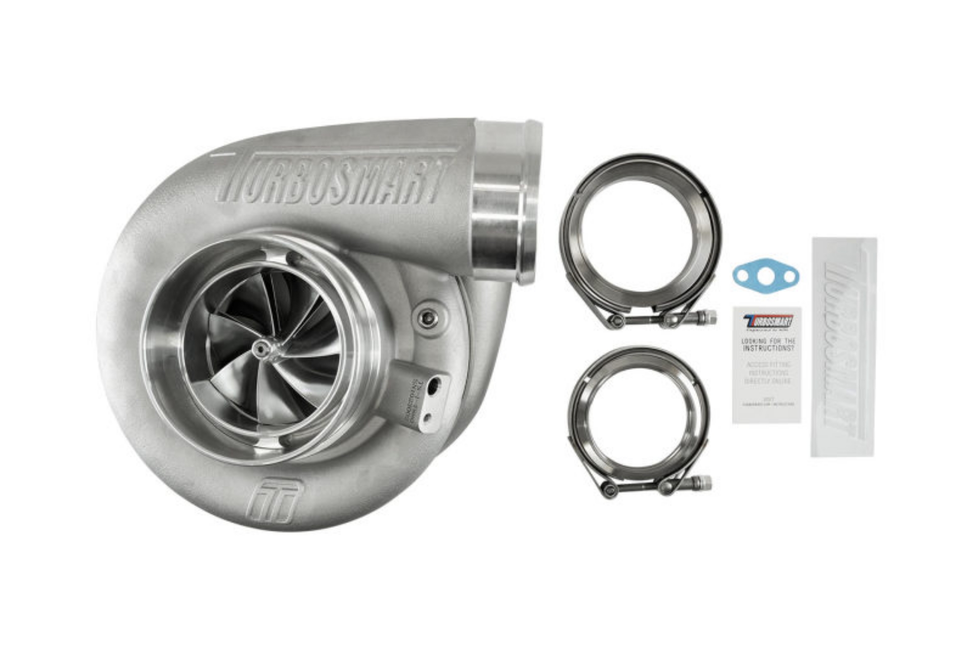 Picture of Turbosmart Oil Cooled 5862 V-Band Inlet-Outlet A-R 0-82 External Wastegate TS-1 Turbocharger