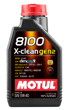 Picture of Motul 1L Synthetic Engine Oil 8100 X-CLEAN Gen 2 5W40
