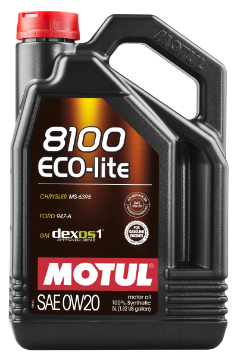 Picture of Motul 5L Synthetic Engine Oil 8100 0W20 ECO-LITE