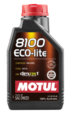 Picture of Motul 1L Synthetic Engine Oil 8100 0W20 ECO-LITE