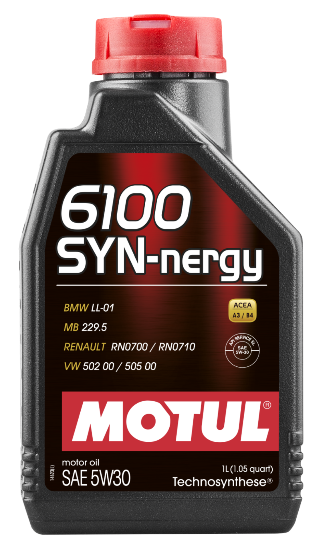 Picture of Motul 1L Technosynthese Engine Oil 6100 SYN-NERGY 5W30 - VW 502 00 505 00 - MB 229-5