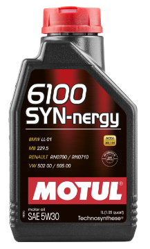 Picture of Motul 1L Technosynthese Engine Oil 6100 SYN-NERGY 5W30 - VW 502 00 505 00 - MB 229-5