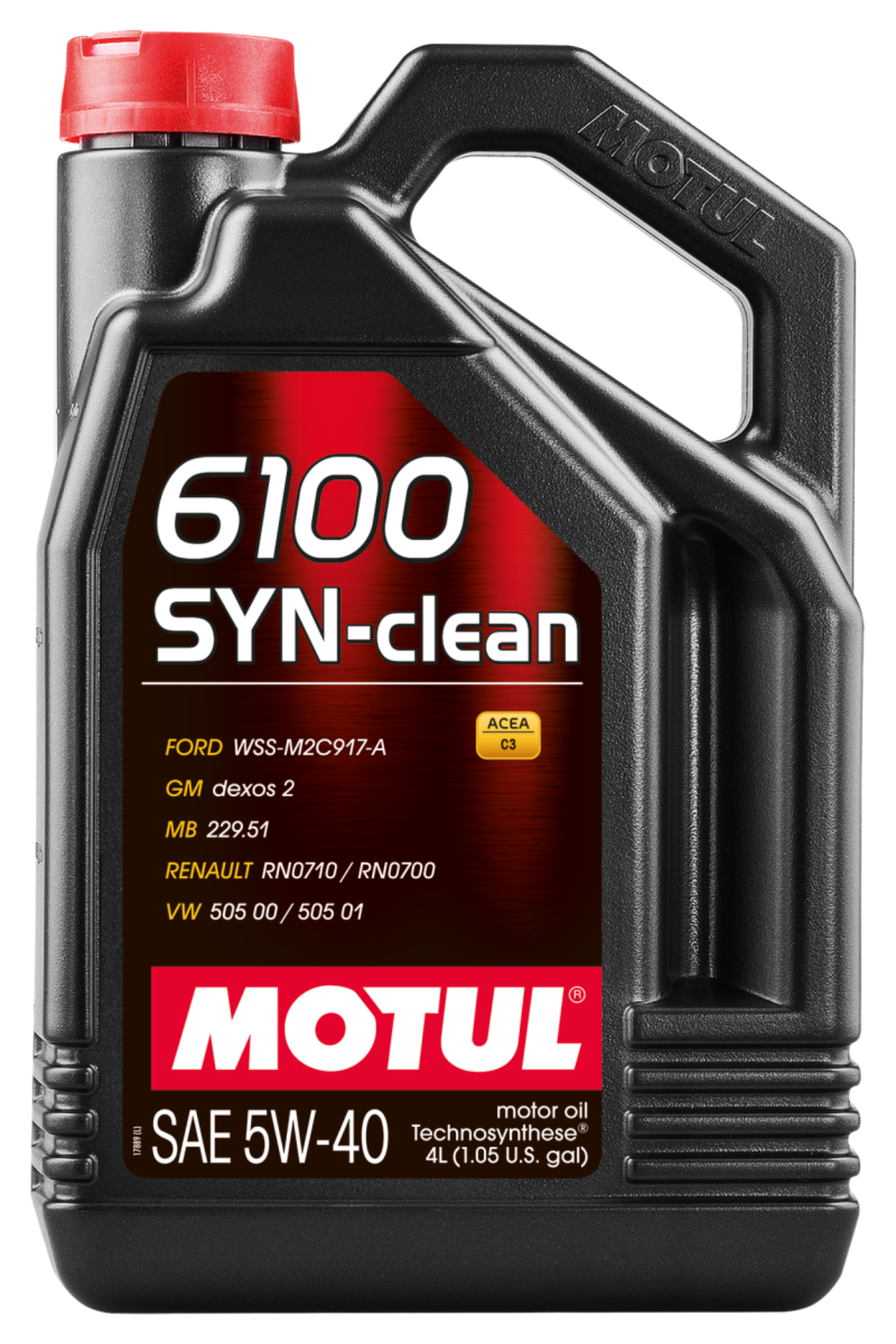 Picture of Motul 4x4L Engine Oil 6100 SYN-CLEAN 5W40 - VW 502-00-505-00 - MB 229-5