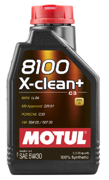 Picture of Motul 1L Synthetic Engine Oil 8100 5W30 X-CLEAN - LL04- MB 229-51- 504-00-507-00
