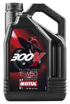 Picture of Motul 4L Factory Line Road Racing 300V 15W50