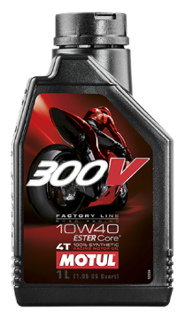Picture of Motul 1L Synthetic-ester Oil 300V Factory Line Road Racing 10W40
