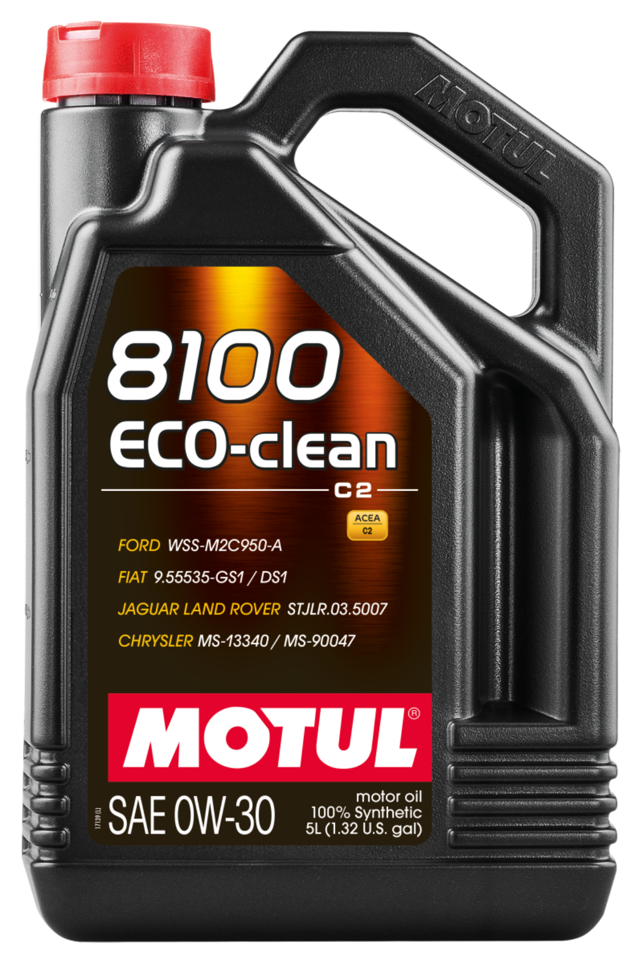 Picture of Motul 5L Synthetic Engine Oil 8100 0W30 4x5L ECO-CLEAN  ACEA C2 API SM ST-JLR 03-5007