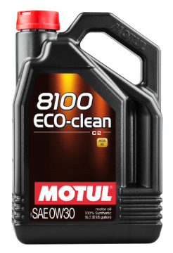 Picture of Motul 5L Synthetic Engine Oil 8100 0W30 4x5L ECO-CLEAN  ACEA C2 API SM ST-JLR 03-5007