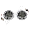 Picture of Letric Lighting 99-03 Premium Halo Red Switchbacks Running Light w- Amber Turn Signals 1157
