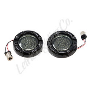 Picture of Letric Lighting 86-18 Electra Glide Premium Halo Red Center LED Turn Signal 1156