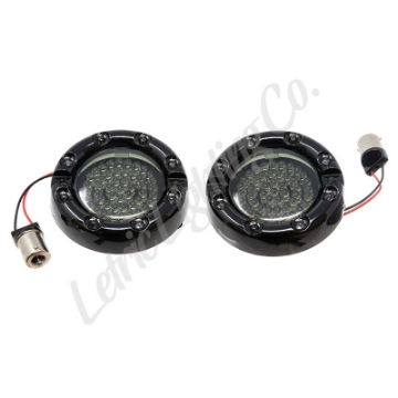 Picture of Letric Lighting 86-18 Electra Glide Premium Halo Red Center LED Turn Signal 1156