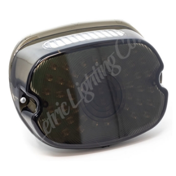 Picture of Letric Lighting 99-23 Square Back Model SO-LO Slantback Low-Profile LED Taillight - Smoke Lens