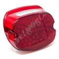 Picture of Letric Lighting 99-23 Square Back Model SO-LO Slantback Low-Profile LED Taillight - Red Lens