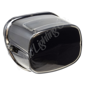Picture of Letric Lighting 1999+ OEM Sq Back Model Squareback LED Taillight - Black Chrome Housing-Clear Lens