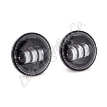 Picture of Letric Lighting 1997+ Universal 4 1-2In Black LED Auxiliary Passing Light - Black