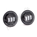 Picture of Letric Lighting 1997+ Universal 4 1-2In Black LED Auxiliary Passing Light - Black