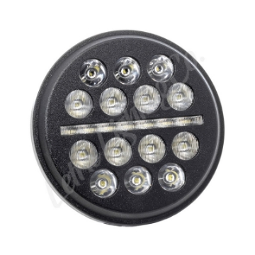 Picture of Letric Lighting 5-75? LED Black Buck-Shot Style mini-multi Headlight