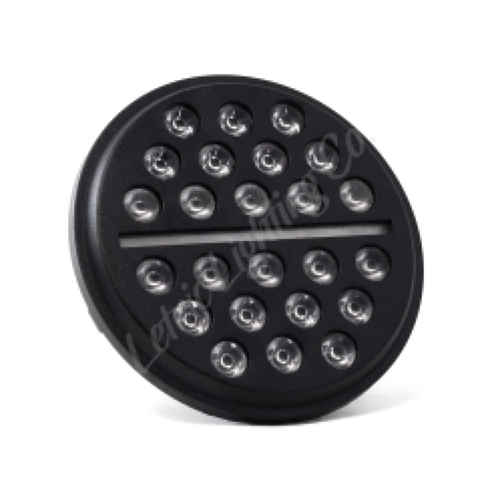 Picture of Letric Lighting 7? LED Black Buck-Shot Style multi-mini Headlight