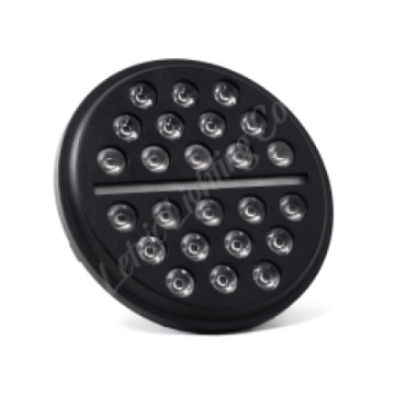 Picture of Letric Lighting 7? LED Black Buck-Shot Style multi-mini Headlight
