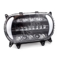 Picture of Letric Lighting 2015+ Early Road Glide LED Black-Chrome Headlight with Turn Signals