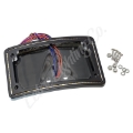 Picture of Letric Lighting 99-03 Sportster Perfect Plate Light Black Curved License Plate Frame