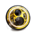 Picture of Letric Lighting 7? Gold Color Collection LED Headlamp with Full Halo