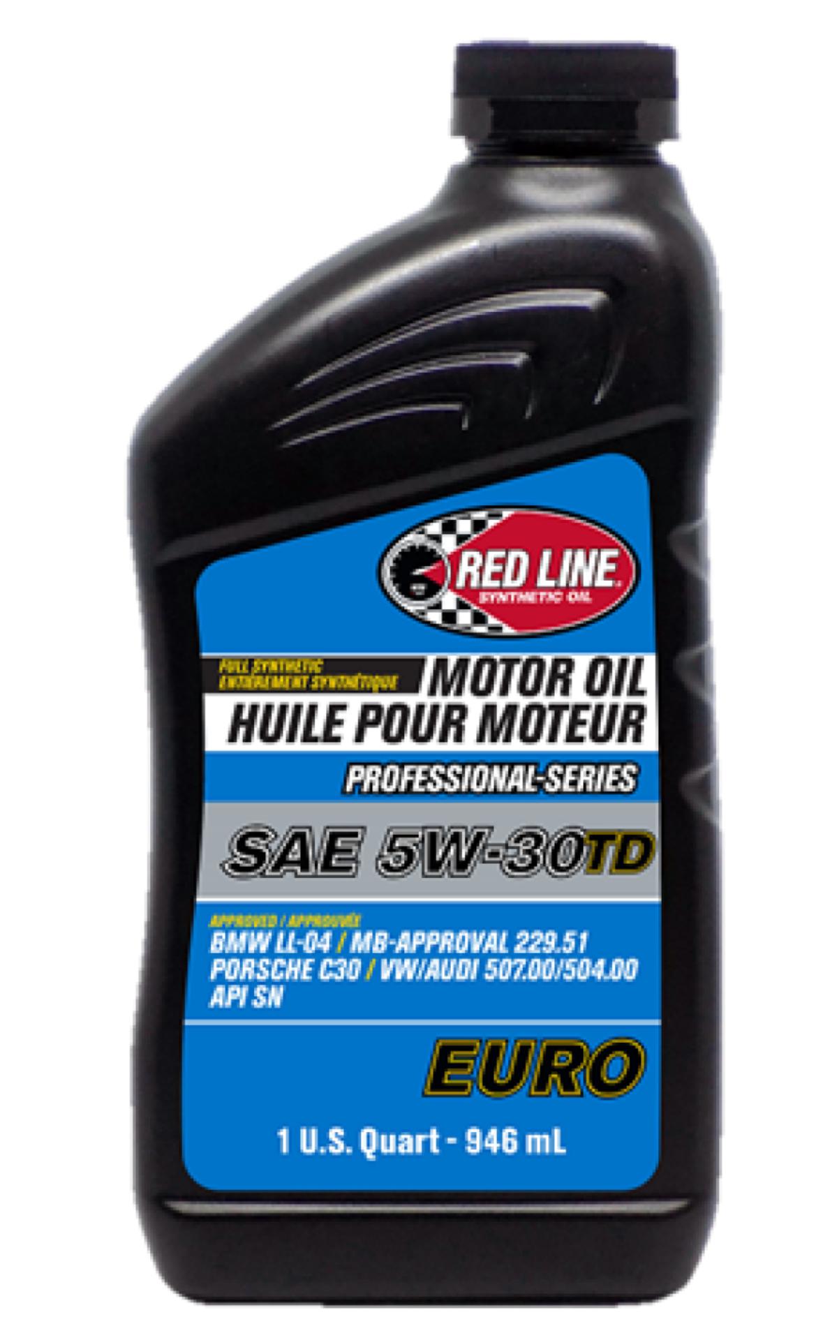 Picture of Red Line Pro-Series Euro 5W30 TD Motor Oil - Quart