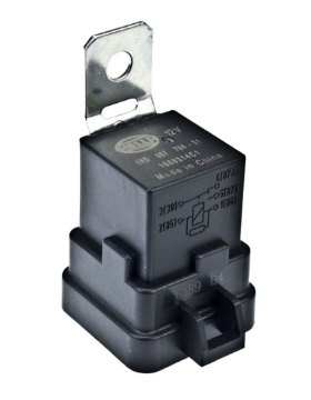 Picture of Hella 12V 20-40 Amp SPDT RES Relay with Weatherproof Bracket - Single