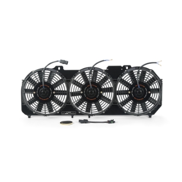 Picture of Mishimoto 89-01 Jeep Cherokee XJ 4-0L Performance Aluminum Fan Shroud w-o Controller - Black