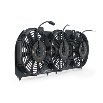 Picture of Mishimoto 89-01 Jeep Cherokee XJ 4-0L Performance Aluminum Fan Shroud w-o Controller - Black